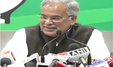 लखीमपुर की घटना पर  मुख्यमंत्री भूपेश बघेल ने दिल्ली में प्रेस कांफ्रेंस किया