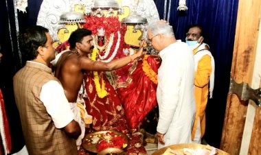 मुख्यमंत्री ने माता हिंगलाजिन की पूजा कर प्रदेश की खुशहाली की कामना की...
