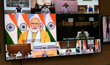 प्रधानमंत्री के कोविड 19 निरिक्षण के बैठक में छत्तीसगढ़ के मुख्यमंत्री के साथ अन्य मंत्री भी हुए शामिल..