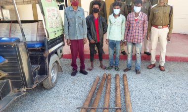 कोतवाली पुलिस ने बोरवेल गाडी से ड्रिलिंग रॉड , चोरी करने वाले 04 आरोपियों को किया गिरफ्तार