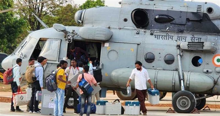 बस्तर सीट में वोटिंग खत्म...संवेदनशील इलाके से मतदान कराकर लौट रहीं पोलिंग पार्टियां