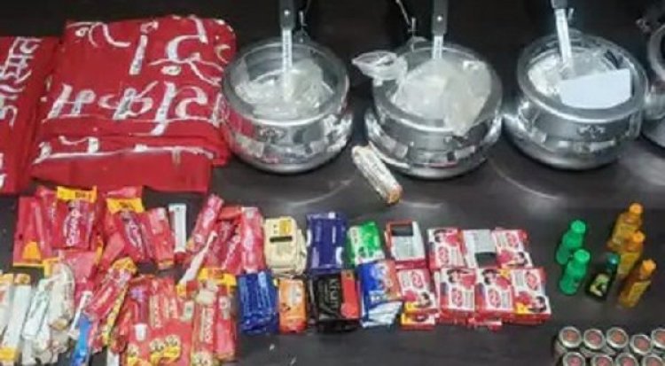सुरक्षाबलों ने नक्सली कैंप को किया ध्वस्त...बम बनाने का सामान सहित विस्फोटक बरामद…!!