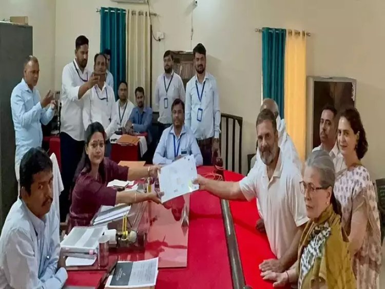 रायबरेली लोकसभा सीट से राहुल गांधी ने दाखिल किया नामांकन...बीजेपी के दिनेश प्रताप सिंह के साथ होगा कड़ा मुकाबला