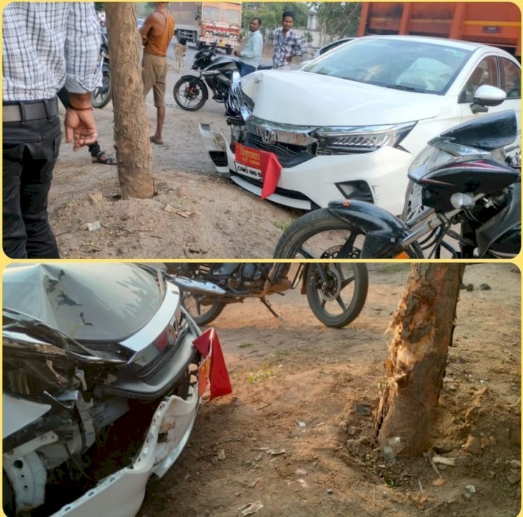 ब्रेकिंग : कांग्रेस के पूर्व विधायक हुए सड़क हादसे का शिकार, पेड़ से टकराई कार, ऐसे हुए हादसे के शिकार