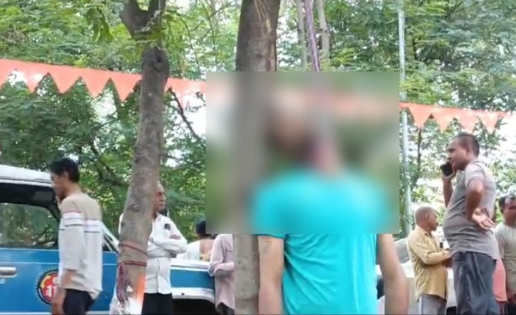 BREAKING : रिटायर्ड पुलिस कर्मी के बेटे ने की आत्महत्या, पेड़ पर फंदे से लटकती मिली लाश