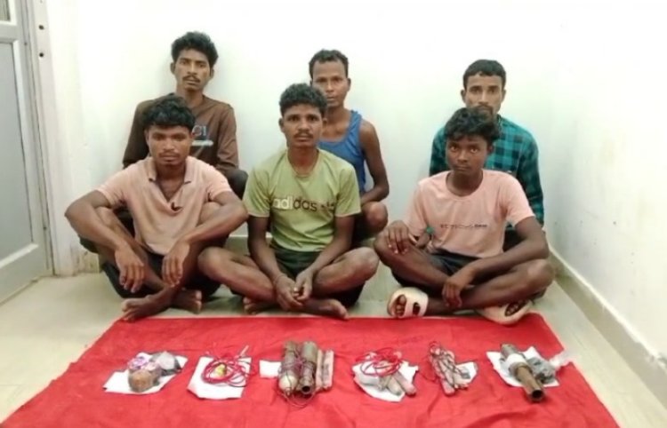 BREAKING : सुरक्षाबलों को बड़ी सफलता, विस्फोटक सामाग्री के साथ 6 नक्सलियों को धर दबोचा
