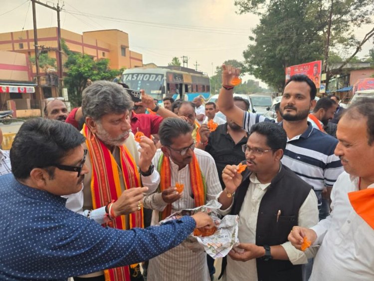 CG : हरियाणा की जीत पर पूरे छत्तीसगढ़ में भाजपा ने मनाया जश्न