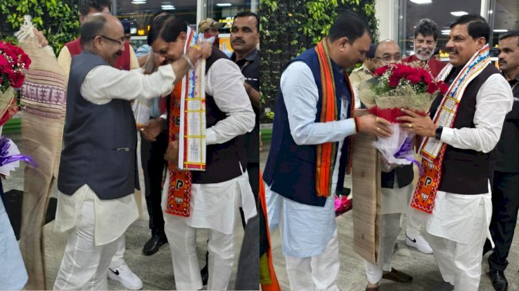 मध्यप्रदेश के मुख्यमंत्री डॉ. मोहन यादव पहुंचे राजधानी, छत्तीसगढ़ को लेकर कही ये बड़ी बात.....