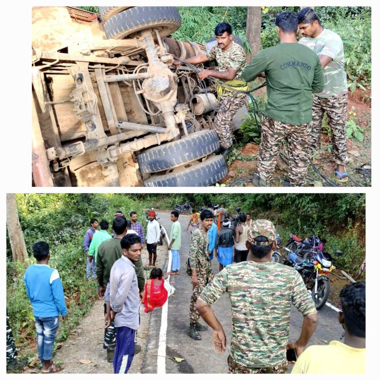 कोलेंग-चांदामेटा क्षेत्र में हुई दुर्घटना, 6 की हुईं मौत,पांच घायलों को बेहतर उपचार के लिए रायपुर रेफर किया गया