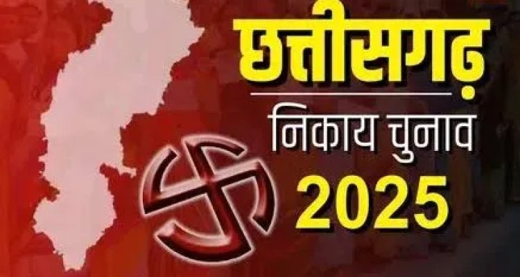 Chhattisgarh Nikay Election 2025 : छत्तीसगढ़ में नगरीय निकाय चुनाव के लिए वोटिंग शुरू...10 निगम, 49 पालिका में डाले जा रहे वोट