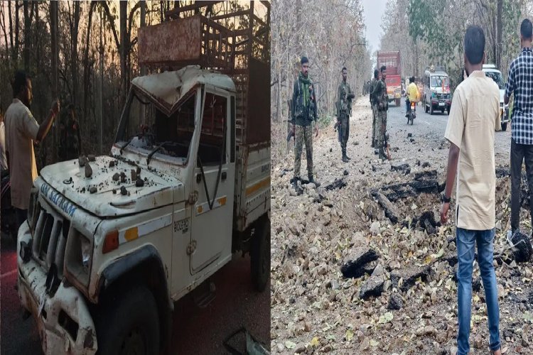 CG : बड़े एनकांउटर के बाद बौखलाए नक्सली, जवानों के वाहन पर किया IED ब्लास्ट, हमले में दो जवान घायल…