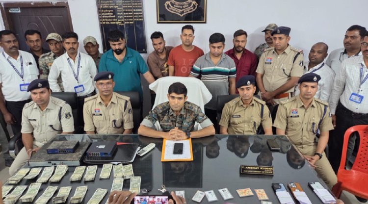 इनकम टैक्स अधिकारी बनकर पांच लाख के लूट की वारदात को अंजाम देने वाले 5 आरोपी गिरफ्तार