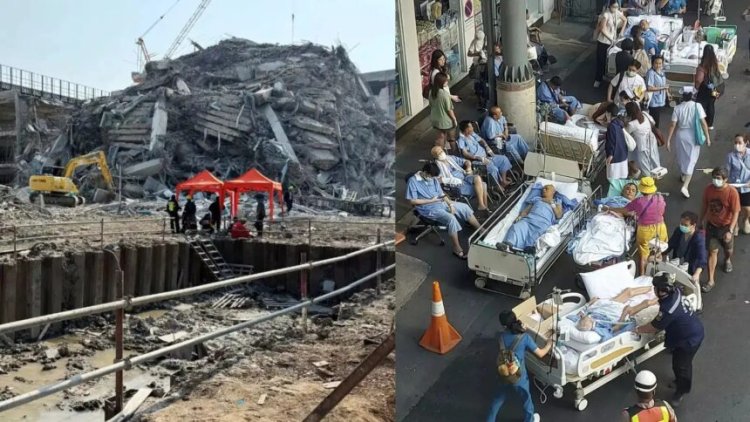 म्यांमार-थाईलैंड में भूकंप से हाहाकार : 10 हजार लोगों की मौत की आशंका ! अब तक 1000 लोगों की गई जान