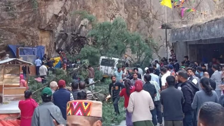 हादसा : तेज हवा की वजह से विशालकाय पेड़ गिरा, 6 लोगों की हुई मौत