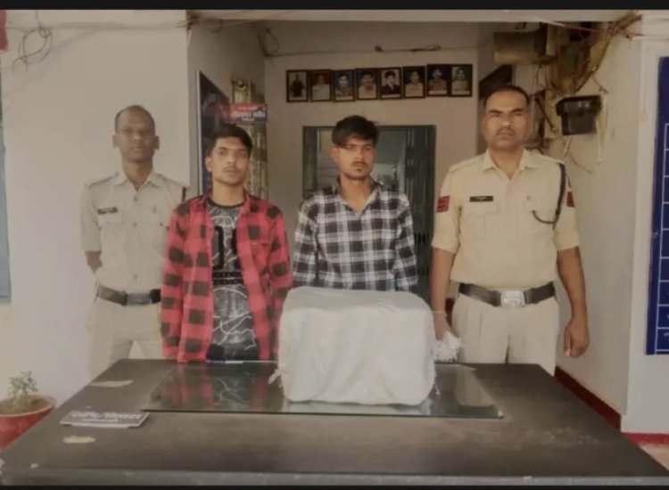 बस्तर पुलिस ने दो गांजा तस्करों को पकड़ा