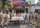 नशे के सौदागरों पर बस्तर पुलिस की बड़ी कार्यवाही  6 आरोपी को बोधघाट पुलिस ने किया गिरफ्तार 54 किलो गांजा बरामद