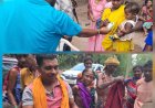 मानवता सामाजिक संस्था ने ग्राम तिरिया में जरूरतमंदों के बीच वितरित की जनसहयोग से प्राप्त सामग्री