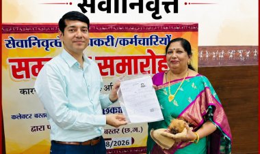 44 वर्ष 19 दिन की निष्ठापूर्ण शासकीय सेवा के बाद डॉ. आशा पटनायक सेवानिवृत्त, कलेक्टर ने किया सम्मानित